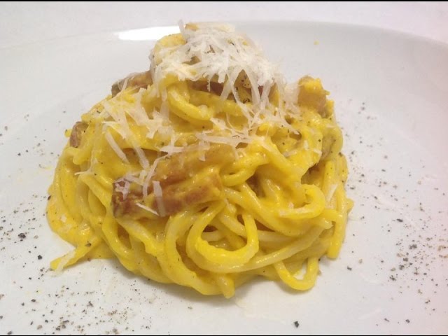 receta de la carbonara italiana