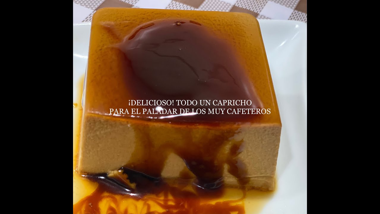 receta flan de cafe con nata y royal