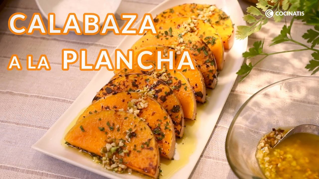 recetas de calabaza a la plancha