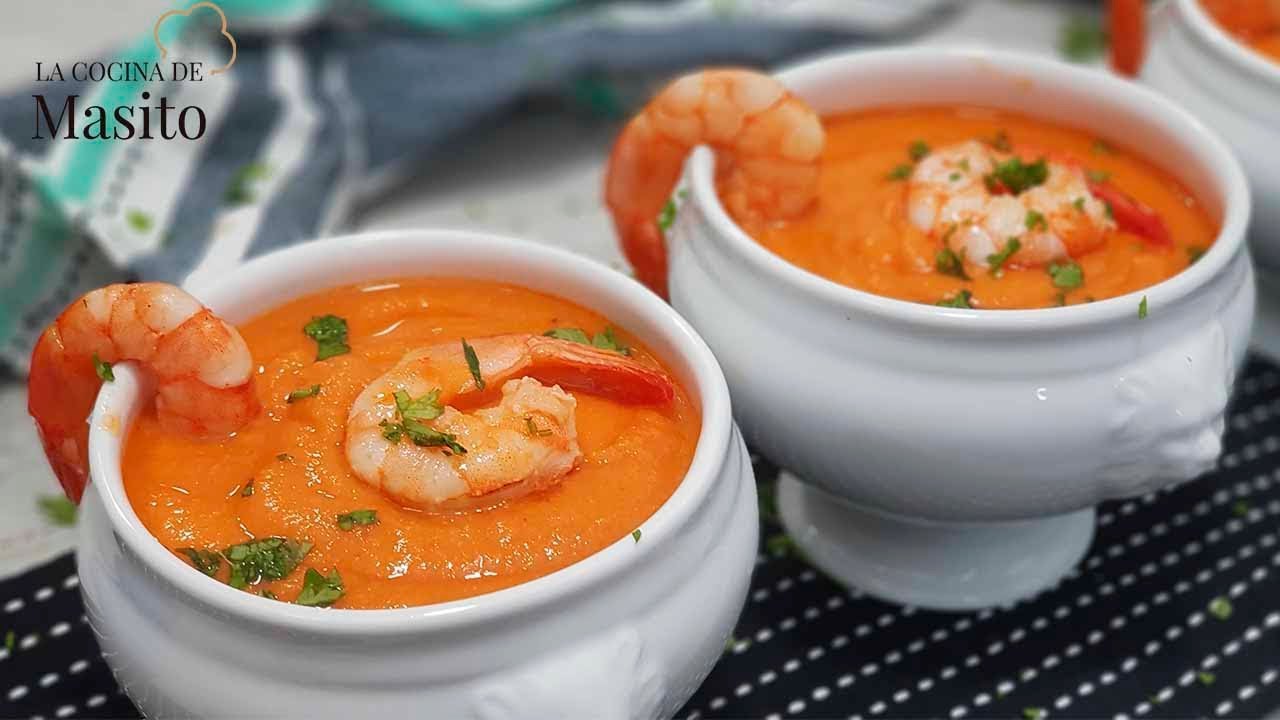 recetas de crema de gambas