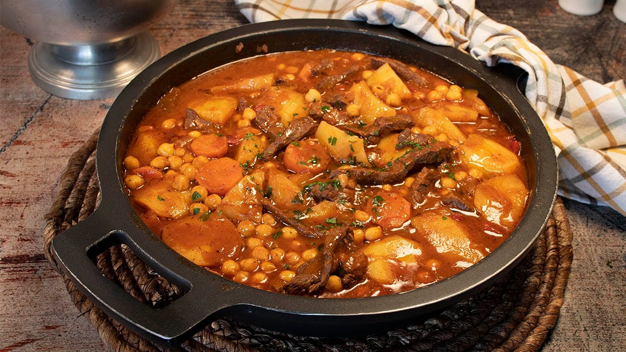 recetas de garbanzos guisados con carne