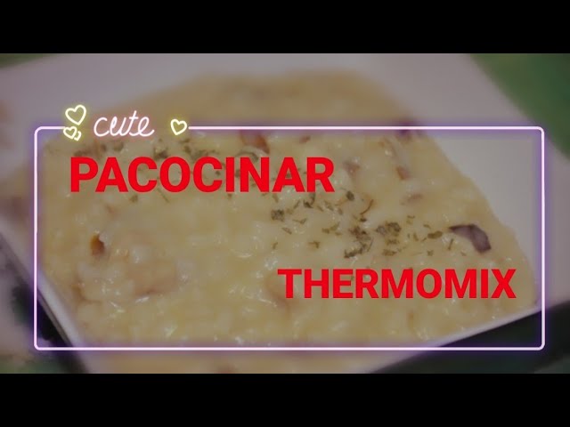 risotto de setas thermomix para 2 personas