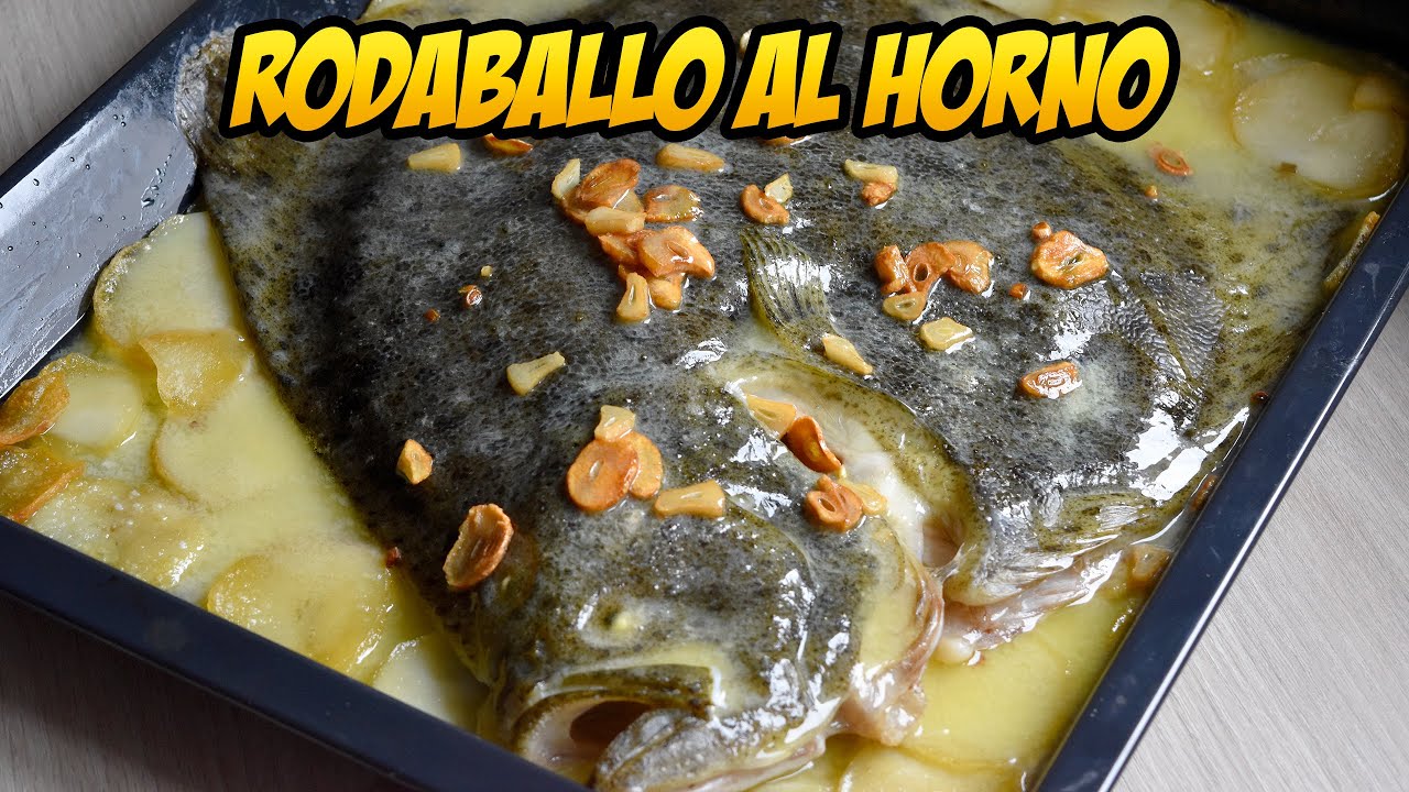 rodaballo al horno a la bilbaína