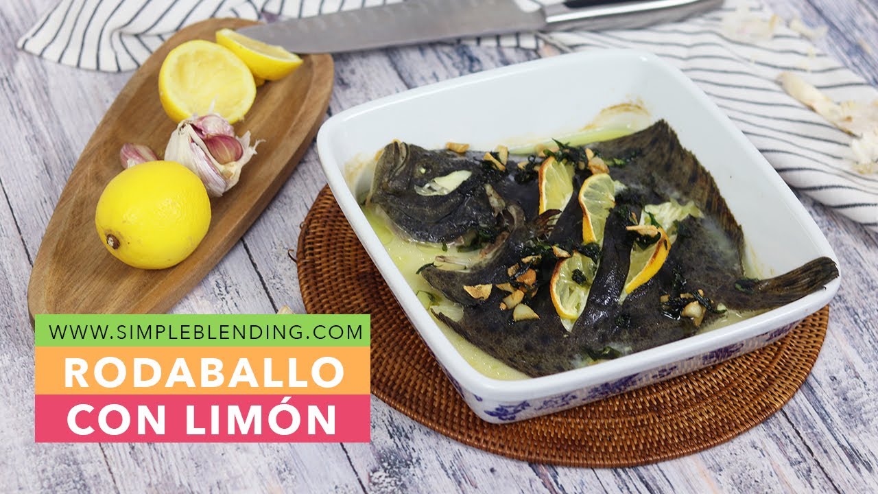 rodaballo al horno con limon