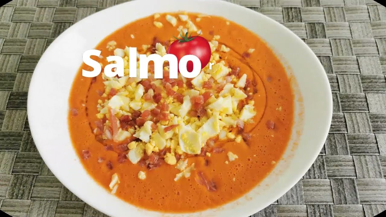 salmorejo en batidora de vaso