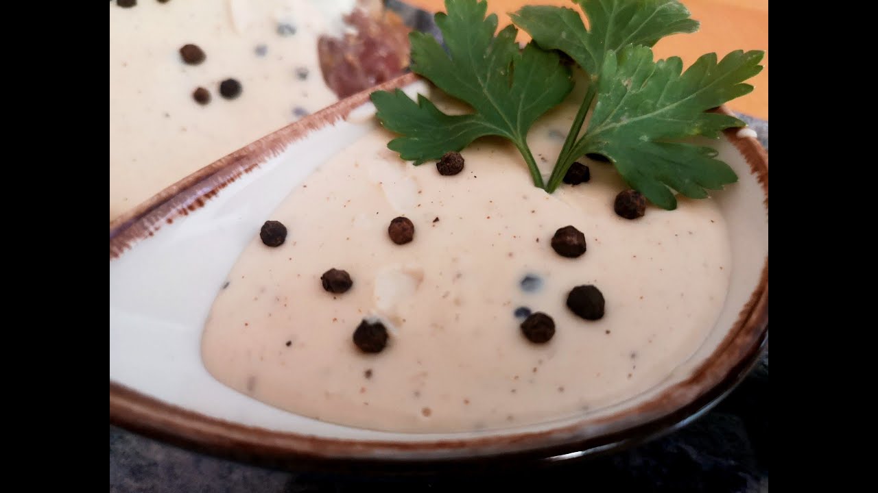 salsa a la pimienta negra