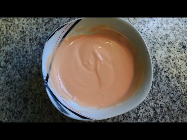 salsa rosa para coctel de marisco