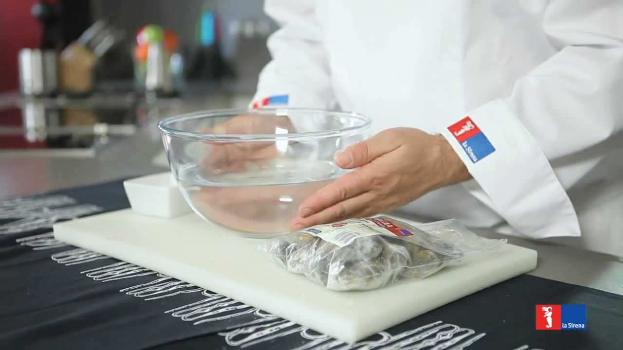 se pueden comerlas almejas descongeladas abiertas