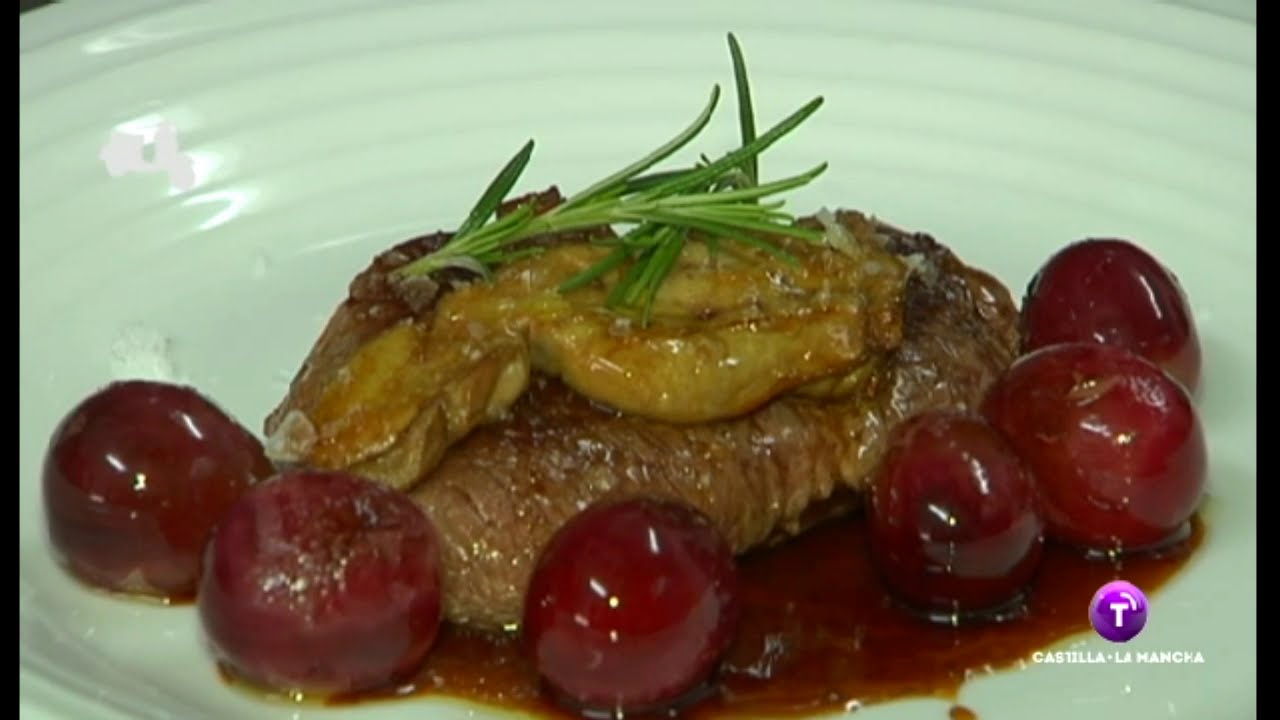solomillo al foie con reducción de pedro ximénez