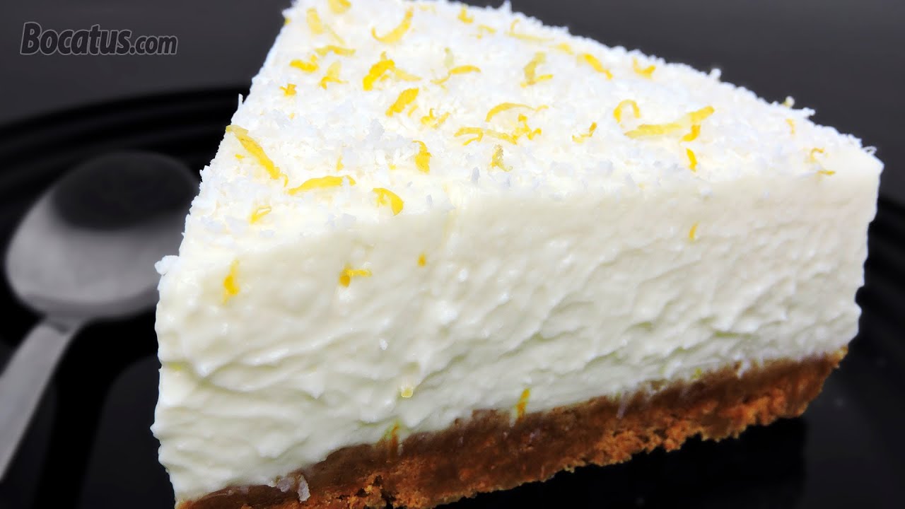 tarta de queso philadelphia leche condensada y limón