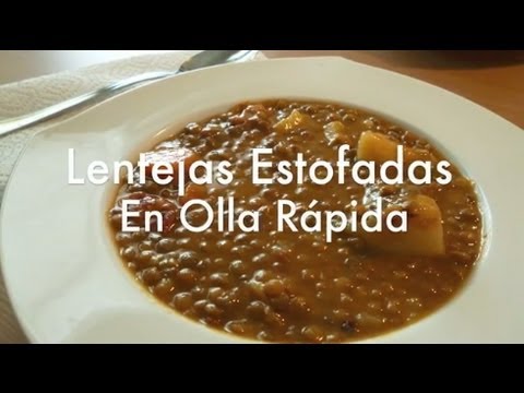 tiempo cocción lentejas pardinas olla express