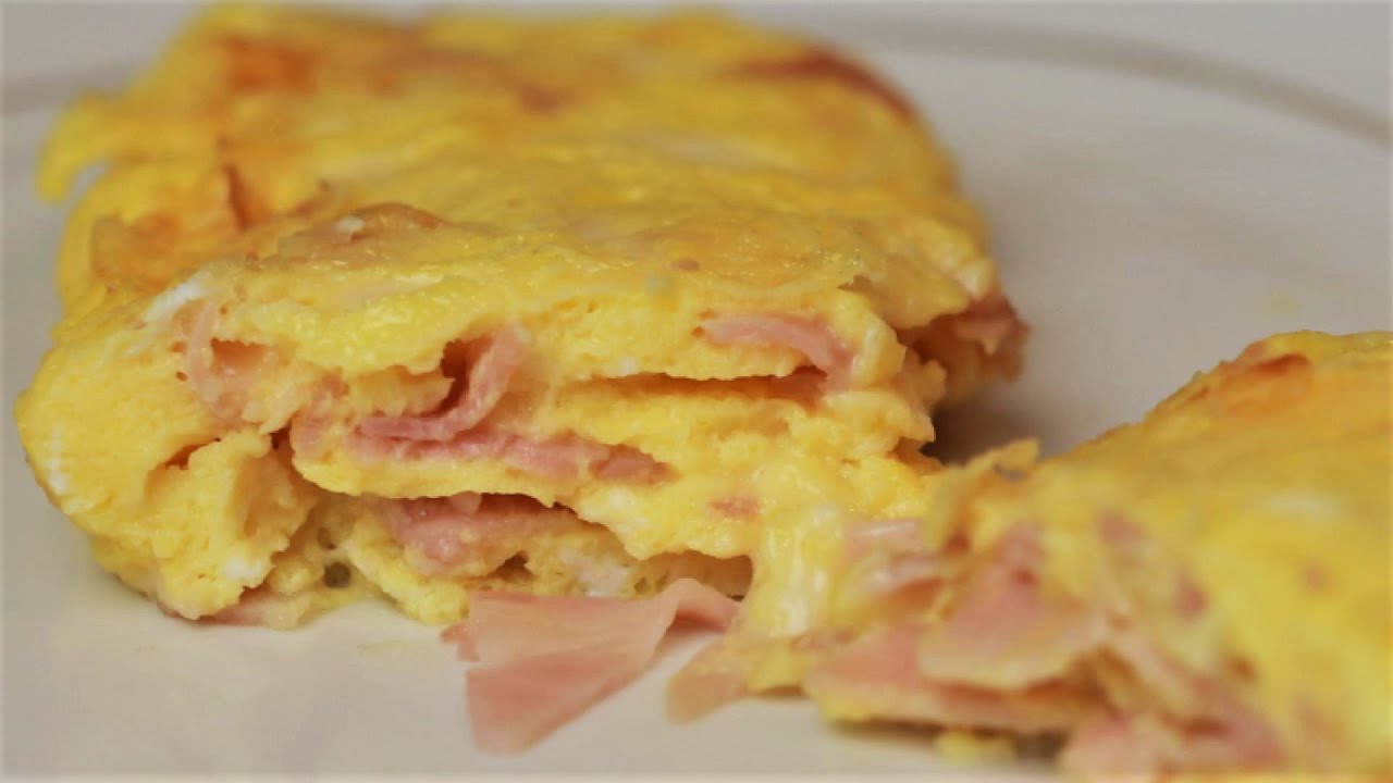 tortilla francesa con jamon york