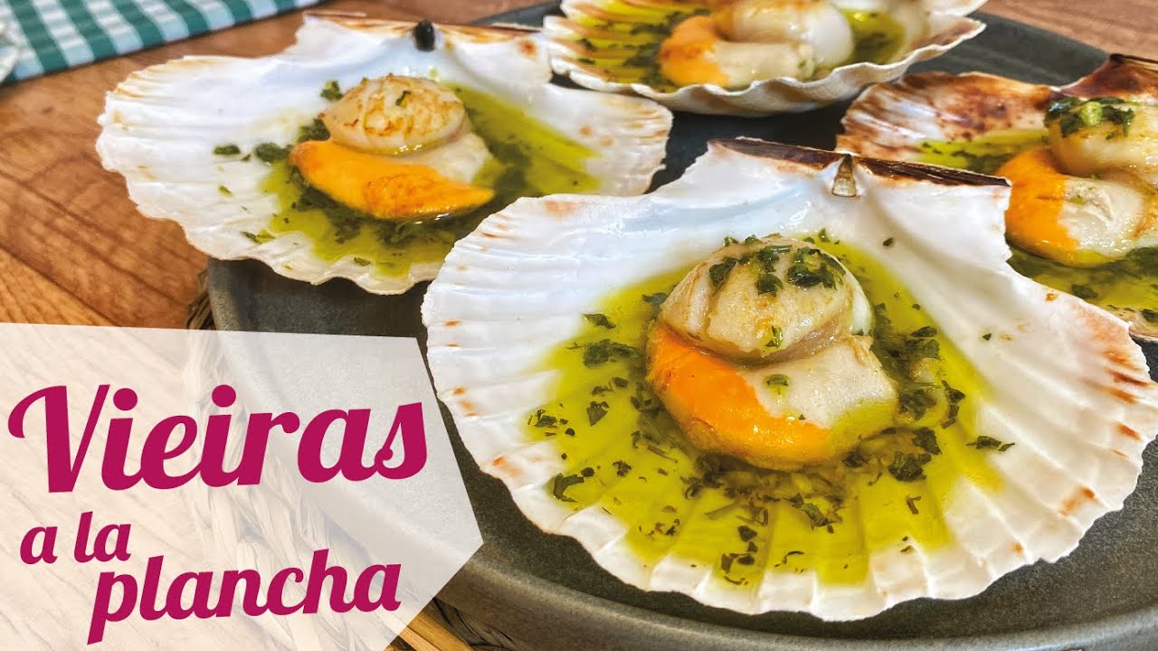 vieiras a la plancha con limón