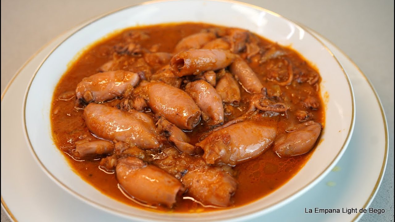 chipirones en salsa de tomate