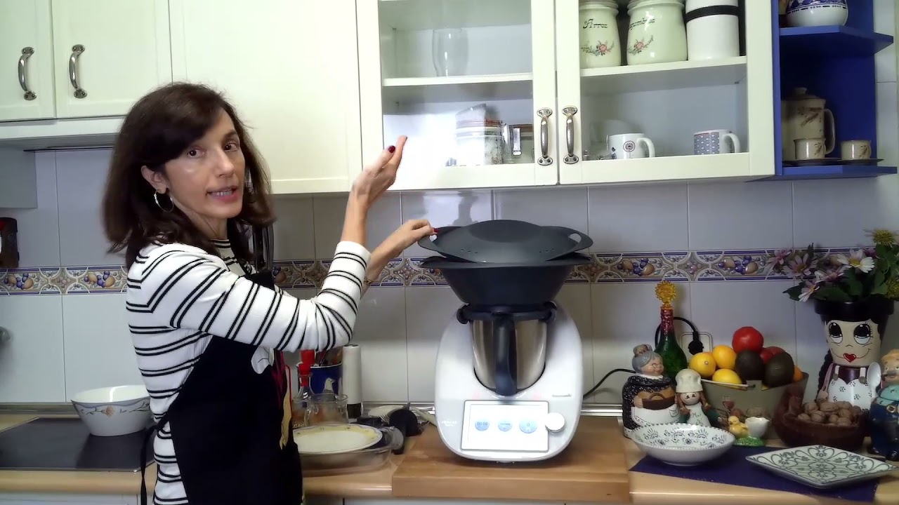 crema de verduras y pollo thermomix