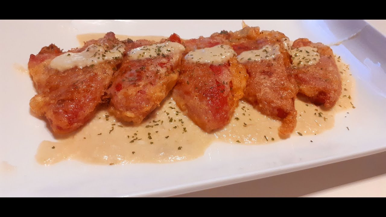 pimientos del piquillo rellenos de gambas y bechamel