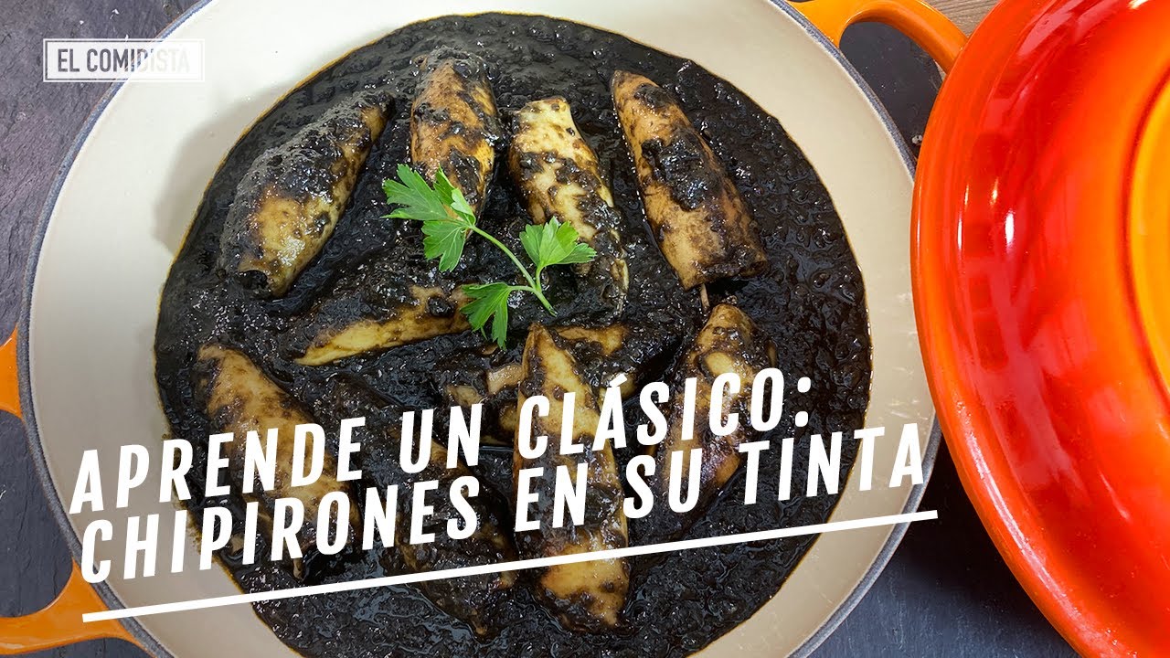 receta chipirones en su tinta país vasco