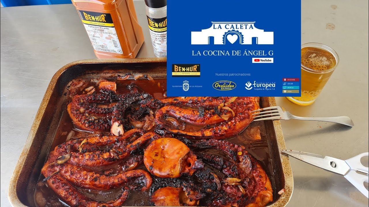 receta pulpo al horno murciano