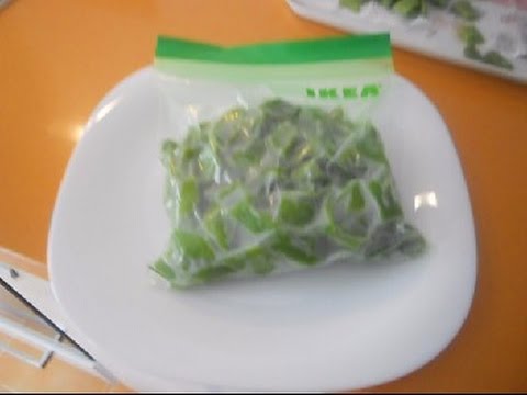 se pueden congelar las judías verdes cocidas